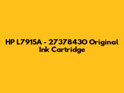 HP L7915A - 2737843O Original Ink Cartridge