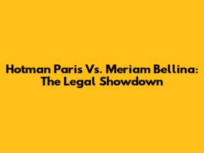 Hotman Paris Vs. Meriam Bellina: The Legal Showdown