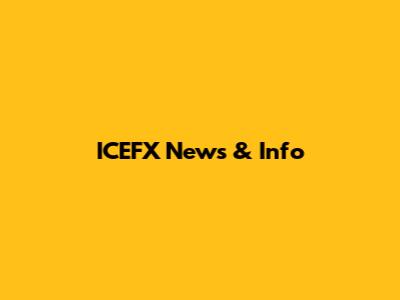 ICEFX News & Info