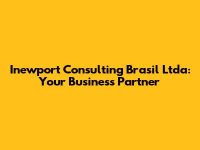 Inewport Consulting Brasil Ltda: Your Business Partner