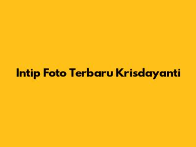 Intip Foto Terbaru Krisdayanti