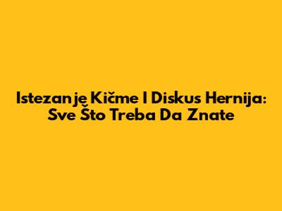 Istezanje Kičme I Diskus Hernija: Sve Što Treba Da Znate