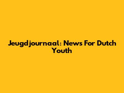 Jeugdjournaal: News For Dutch Youth