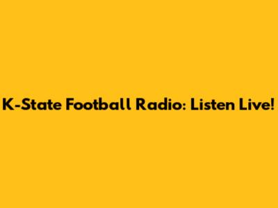 K-State Football Radio: Listen Live!