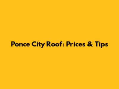 Ponce City Roof: Prices & Tips