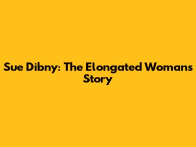 Sue Dibny: The Elongated Woman's Story