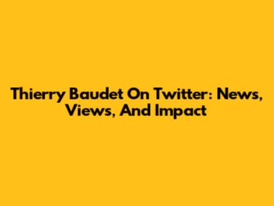Thierry Baudet On Twitter: News, Views, And Impact