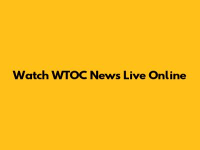 Watch WTOC News Live Online